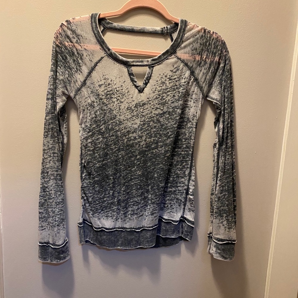 Cute see thru top!